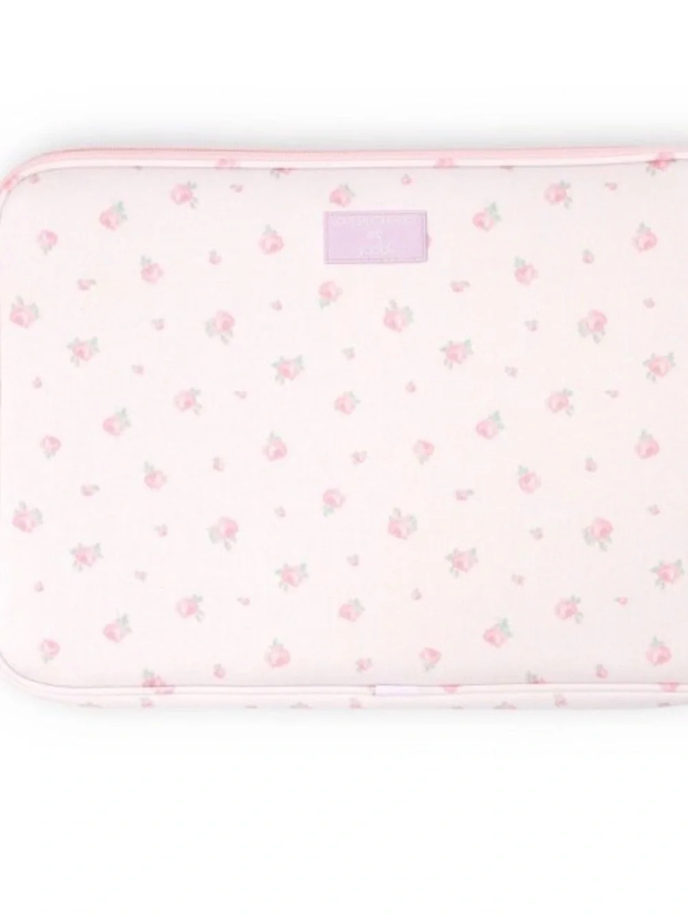 LoveShackFancy XTarget Yoobi Blooming Heirloom LapTopSleeve Strawberry Macaroon